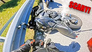 NEW BIKERS SHOULD WATCH THIS - Crazy Motorcycle Moments