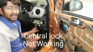 Central lock not working//central lock unlock not working