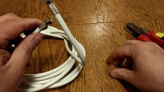 как устанавливать ТВ штекера на кабель