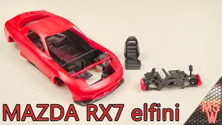 Building Tamiya Preview Mazda RX-7 elfini Part1