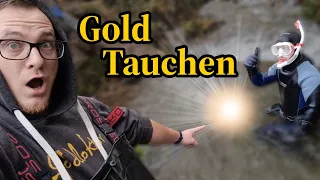 Goldwaschen! Findet man Unterwasser mehr Gold? 🤔👍🏻