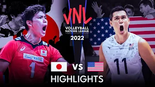 LEGENDARY MATCH | JAPAN vs USA | Men's VNL 2022