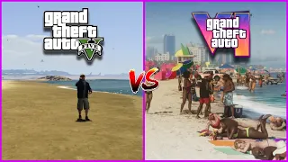 GTA 6 VS GTA 5 GRAPHICS COMPARISON