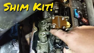 Replacing the Ford diesel 7.3 injector o-rings and installing an injector shim kit, tune up kit.