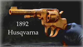 Restoring 1892 Husqvarna Service revolver, (With Test FIRE!) #restoration #revolver