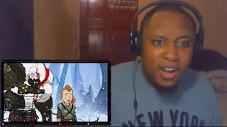 Kratos vs Elsa Reaction