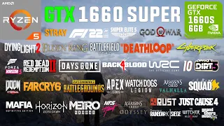 GTX 1660 SUPER + Ryzen 5 2600 Test in 35 Games in 2022