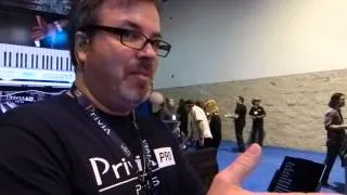 Casio's Mike Martin Demos the Privia PX-5s at NAMM 2013