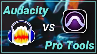 PRO TOOLS vs Audacity - Which One is Better for You? | High Resolution Audio Editing