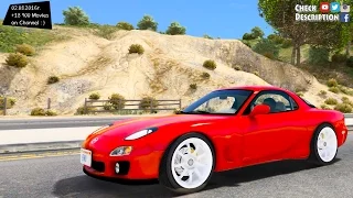 Mazda RX7 FD3S - GTA V MOD | 2.7K / 1440p ! _REVIEW