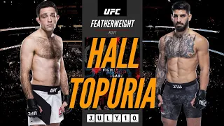 UFC Hall vs  Topuria