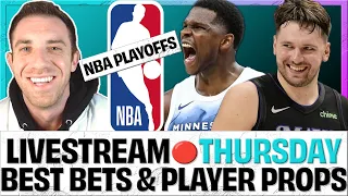 NBA LIVE 🔴 Player Props & Best Bets | Timberwolves Mavericks Game 5 | Thursday May 30