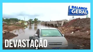 Repórter da RECORD mostra devastação em Lajeado (RS)