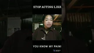 (Daniel padilla) | hugot line | 'stop acting like you know my pain! From the movie '' Barcelona ''