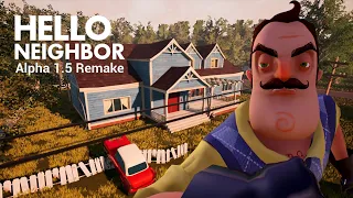 Hello Neighbor Alpha 1.5 Trailer (Remake)