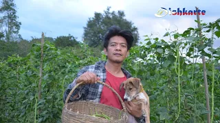 PUTTING A LOT OF LONG BEANS TO PORK LEG KARE-KARE | HUMBLE COUNTRYSIDE LIFE | EPISODE 62
