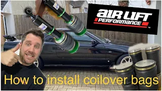 Part 2: R34 air ride | installing coilover bags and running the lines | how to |