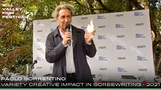 MVFF44: Variety Magazine's Creative Impact Award honoring Director Paolo Sorrentino