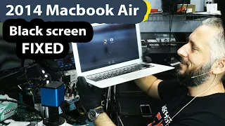 2014 Macbook Air Chimes but nothing shows on the screen. Backlight Repair. New Flux Arrived