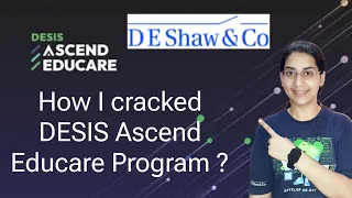 Ascend Educare Program 2023 | How I cracked DE Shaw Fellowship Program? | OFFCAMPUS