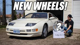 Test Fitting New Wheels on the 300ZX!