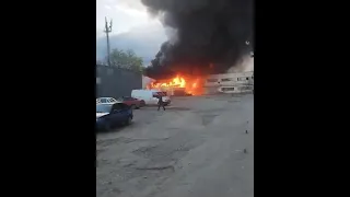 Пожар в Актобе 3