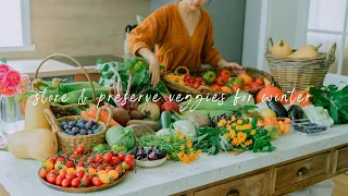 #85 Storing & Preserving Homegrown Vegetables for Years | Countryside Life