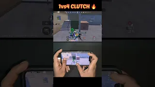 1vs4 CLUTCH on iPhone 13 bgmi handcam #bgmishorts #iphone13 #vairalshort