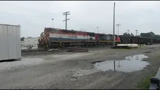 Maintenance Day Railfanning in Fostoria, Ohio, featuring BC Rail Cowl 4614!