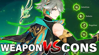 ALHAITHAM CONSTELLATIONS OR WEAPON? WHICH IS MORE WORTH? Genshin Impact Review