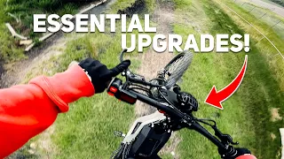 ESSENSTIAL Sur Ron Light Bee X UPGRADES | First MUST HAVE Mods