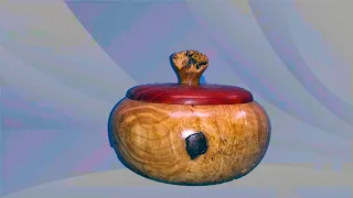 Wood Turning Watch Out! Maple Burl  meets Padauk