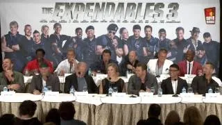 Expendables 3 | full press conference Mel Gibson Sylvester Stallone Jason Statham