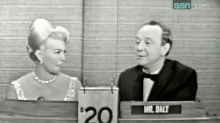 Lana Turner + Bookie's Assistant on "What's My Line?"