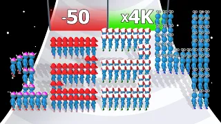 CROWD BATTLE 3D - Number Game, Crowd Master 3D (Max Level)