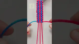 🪢 How to make a bracelet | macrame bracelet design 132 | #shorts