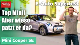 Mini Cooper SE: Kleiner Akku und große Überraschungen! - E-Auto Supertest | auto motor sport