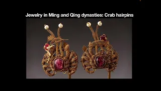 Jewelry in Ming and Qing dynasties: Crab hairpins