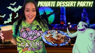 Oogie Boogie Bash PRIVATE Dessert Party | SPICY Food & Frightfully Fun Parade!!