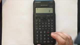 Factorial, permutaciones y combinaciones en Calculadora Casio fx-82MS