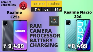 Realme C25s vs Realme Narzo 30A | Best Smartphone under 10000 2021