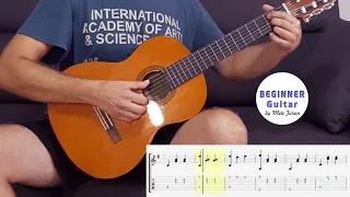 Vals (Bartolome Calatayud) Beginner Guitar Lesson with Score & Tab