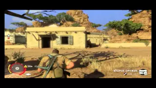 Sniper Elite 3 С винтовкой на танк