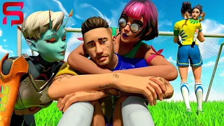 The NEW GIRLS BREAK UP NEYMARS FAMILY.... ( Fortnite  )