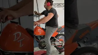 Yamaha Dt 50 kit 100 cc Dyno Test BY BARacing  34,5 cv