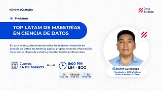 Webinar | TOP LATAM de Maestrías en Ciencia de Datos