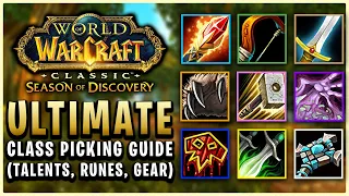 ULTIMATE Class Picking Guide for Season of Discovery | Talent Builds, Runes, and Gear