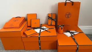 My first Hermès Kelly unboxing 🍊