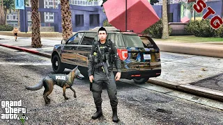 FORD EXPLORER| K9 PATROL!!!| #104 (GTA 5 REAL LIFE PC POLICE MOD)