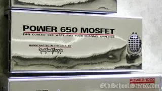 Old School Rockford Fosgate Power 650 Mosfet - Video Overview